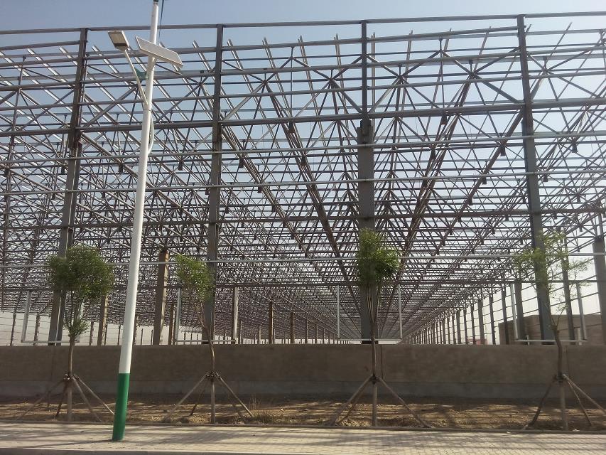 万宁汽车工业厂房网架